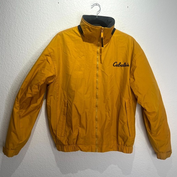 Cabela's Other - Cabela's Destination 10000 Ft Above Sea Level Bomber Jacket Mens Medium Mustard